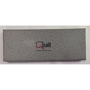 Quill Pen and Pencil Set OS Black Excellent Matte Gold Trim Gift Box